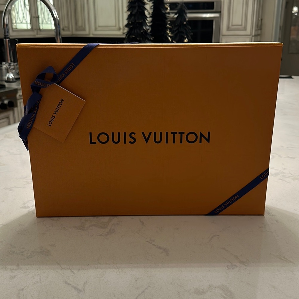 Authentic Louis Vuitton magnetic gift box with LV Ribbon & Gift Card